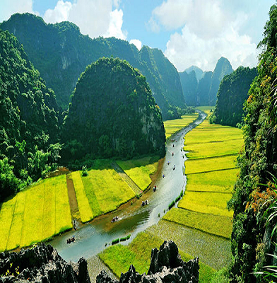 Ninh Binh Vietnam tam coc is like halong bay